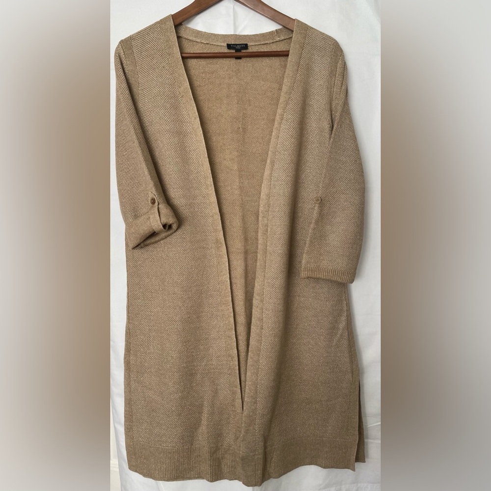 Long Metallic Talbots Cardigan - Picture 2 of 7
